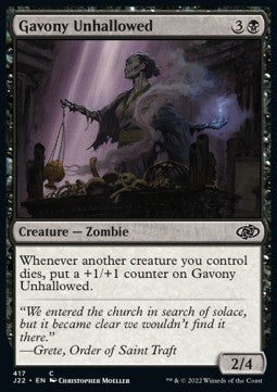 Gavony Unhallowed - Jumpstart 2022 (Common) [J22-417]