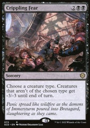 Crippling Fear - Starter Commander Decks (Rare) [SCD-72]