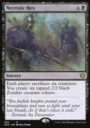 Necrotic Hex - Starter Commander Decks (Rare) [SCD-95]