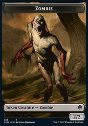 Zombie Token (B 2/2) // Ogre Token (R 3/3) - Starter Commander Decks (Token) [SCD-T 13/18]