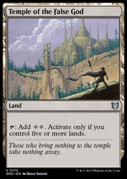 Temple of the False God - Commander: Wilds of Eldraine (Uncommon) [WOC-172]