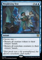Perplexing Test - Commander: Wilds of Eldraine (Rare) [WOC-102]