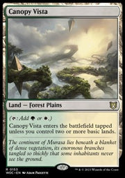 Canopy Vista - Commander: Wilds of Eldraine (Rare) [WOC-153]