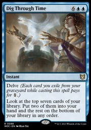 Dig Through Time - Commander: Wilds of Eldraine (Rare) [WOC-88]