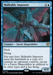 Malleable Impostor - Commander: Wilds of Eldraine (Rare) [WOC-10]