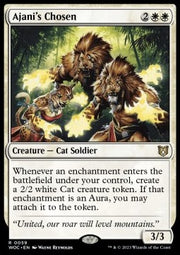 Ajani's Chosen - Commander: Wilds of Eldraine (Rare) [WOC-59]