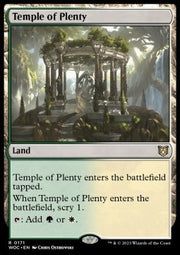 Temple of Plenty - Commander: Wilds of Eldraine (Rare) [WOC-171]