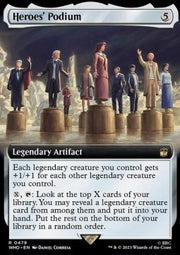 Heroes' Podium (V.1) - Universes Beyond: Doctor Who: Extras (Rare) [XWHO-479]