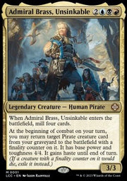 Admiral Brass, Unsinkable - Commander: The Lost Caverns of Ixalan (Mythic) [LCC-1]
