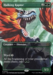 Hulking Raptor - The Lost Caverns of Ixalan: Extras (Rare) [XLCI-327]