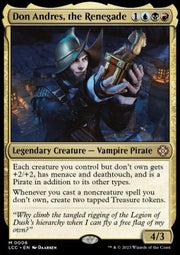 Don Andres, the Renegade - Commander: The Lost Caverns of Ixalan (Mythic) [LCC-6]