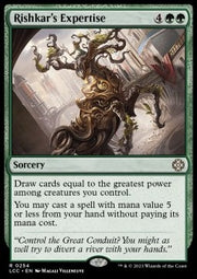 Rishkar's Expertise - Commander: The Lost Caverns of Ixalan (Rare) [LCC-254]