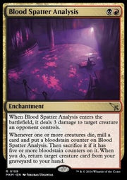 Blood Spatter Analysis - Murders at Karlov Manor (Rare) [MKM-189]