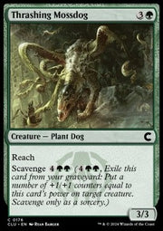 Thrashing Mossdog - Ravnica: Cluedo Edition (Common) [CLU-176]