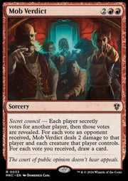 Mob Verdict - Commander: Murders at Karlov Manor (Rare) [MKC-33]