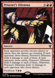 Prisoner's Dilemma - Commander: Murders at Karlov Manor (Rare) [MKC-34]