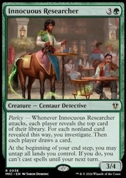 Innocuous Researcher - Commander: Murders at Karlov Manor (Rare) [MKC-38]