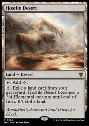 Hostile Desert - Commander: Murders at Karlov Manor (Rare) [MKC-266]