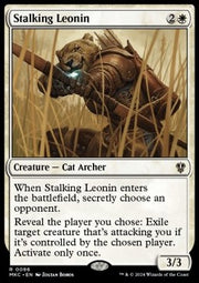 Stalking Leonin - Commander: Murders at Karlov Manor (Rare) [MKC-86]