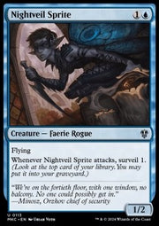 Nightveil Sprite - Commander: Murders at Karlov Manor (Uncommon) [MKC-113]