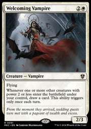 Welcoming Vampire - Commander: Murders at Karlov Manor (Rare) [MKC-91]