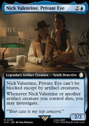 Nick Valentine, Private Eye (V.1) - Universes Beyond: Fallout: Extras (Rare) [XPIP-378]