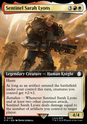 Sentinel Sarah Lyons (V.1) - Universes Beyond: Fallout: Extras (Rare) [XPIP-428]