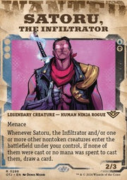 Satoru, the Infiltrator - Outlaws of Thunder Junction: Extras (Rare) [XOTJ-298]