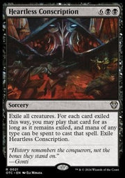 Heartless Conscription - Commander: Outlaws of Thunder Junction (Rare) [OTC-21]
