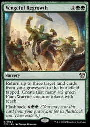 Vengeful Regrowth - Commander: Outlaws of Thunder Junction (Rare) [OTC-35]