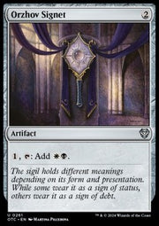 Orzhov Signet - Commander: Outlaws of Thunder Junction (Uncommon) [OTC-261]