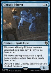 Ghostly Pilferer - Commander: Outlaws of Thunder Junction (Rare) [OTC-98]