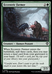 Eccentric Farmer - Commander: Outlaws of Thunder Junction (Common) [OTC-190]