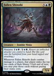 Fallen Shinobi - Commander: Outlaws of Thunder Junction (Rare) [OTC-226]