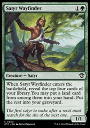 Satyr Wayfinder - Commander: Outlaws of Thunder Junction (Common) [OTC-204]