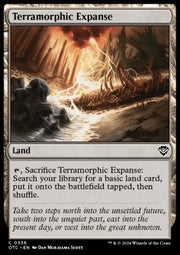 Terramorphic Expanse - Commander: Outlaws of Thunder Junction (Common) [OTC-336]