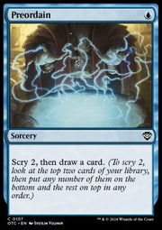 Preordain - Commander: Outlaws of Thunder Junction (Common) [OTC-107]