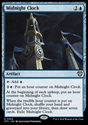 Midnight Clock - Commander: Outlaws of Thunder Junction (Rare) [OTC-100]