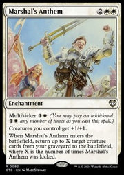 Marshal's Anthem - Commander: Outlaws of Thunder Junction (Rare) [OTC-82]