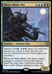 Silent-Blade Oni - Commander: Outlaws of Thunder Junction (Rare) [OTC-241]