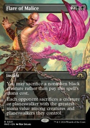 Flare of Malice (V.1) - Modern Horizons 3: Extras (Rare) [XMH3-331]