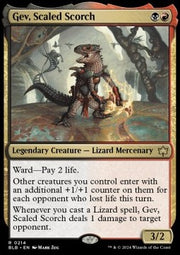 Gev, Scaled Scorch - Bloomburrow (Rare) [BLB-214]