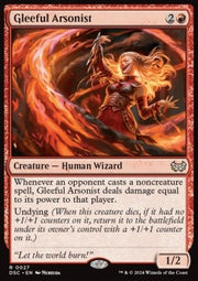 Gleeful Arsonist - Commander: Duskmourn: House of Horror (Rare) [DSC-27]