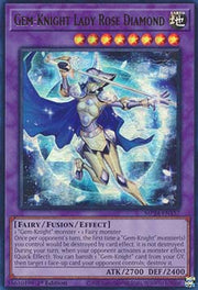 Gem-Knight Lady Rose Diamond - 25th Anniversary Tin: Dueling Mirrors (Ultra Rare) [MP24-157]