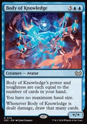 Body of Knowledge - Commander: Duskmourn: House of Horror (Rare) [DSC-112]