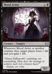 Blood Artist - Commander: Duskmourn: House of Horror (Uncommon) [DSC-132]