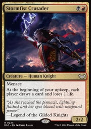 Stormfist Crusader - Commander: Duskmourn: House of Horror (Rare) [DSC-234]