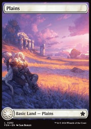 Plains (V.1) - Magic: The Gathering Foundations: Extras (Land) [XFDN-282]