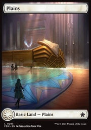 Plains (V.2) - Magic: The Gathering Foundations: Extras (Land) [XFDN-283]