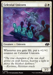 Celestial Unicorn - Foundations Jumpstart (Common) [J25-97]